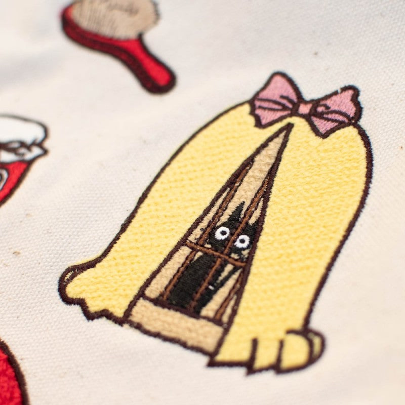 TOTE BAG BRODÉ KIKI OBJETS PRECIEUX - KIKI LA PETITE SORCIÈRE