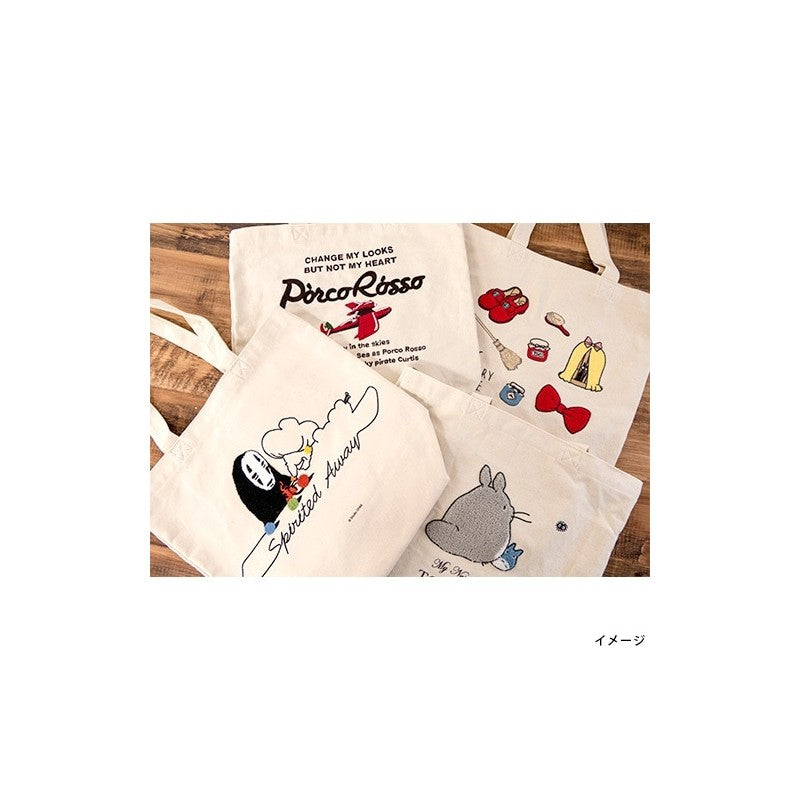 TOTE BAG BRODÉ NO FACE TRICOTANT - LE VOYAGE DE CHIHIRO