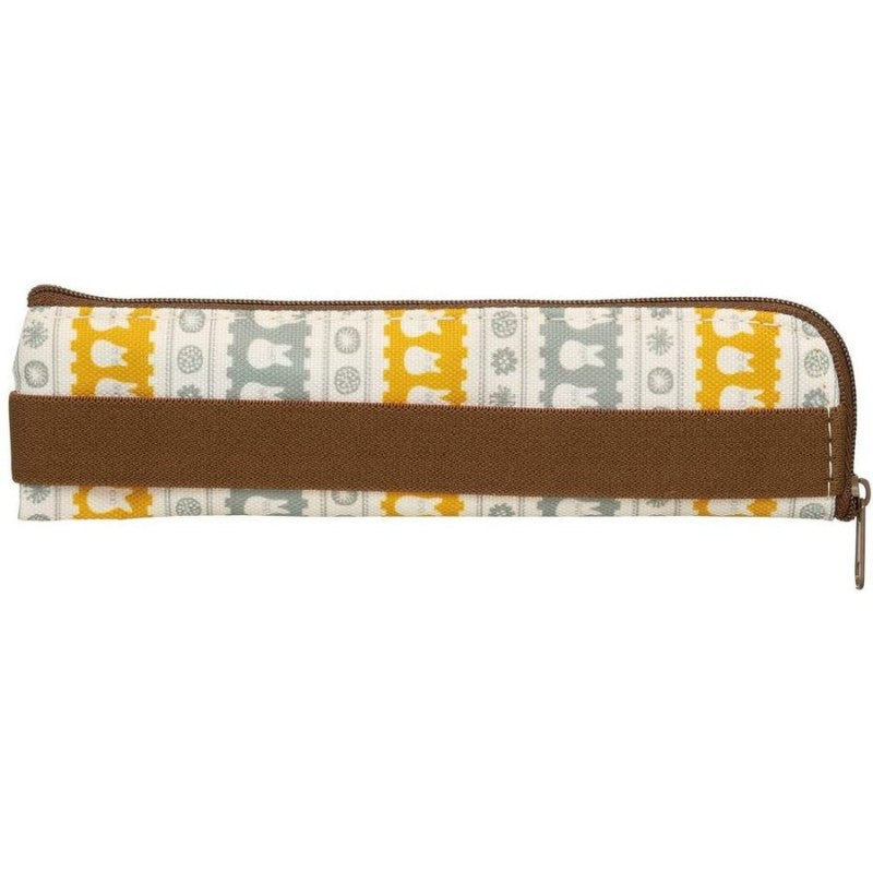 TROUSSE AVEC LANIÈRE CUIR TOTORO BLANC - MON VOISIN TOTORO