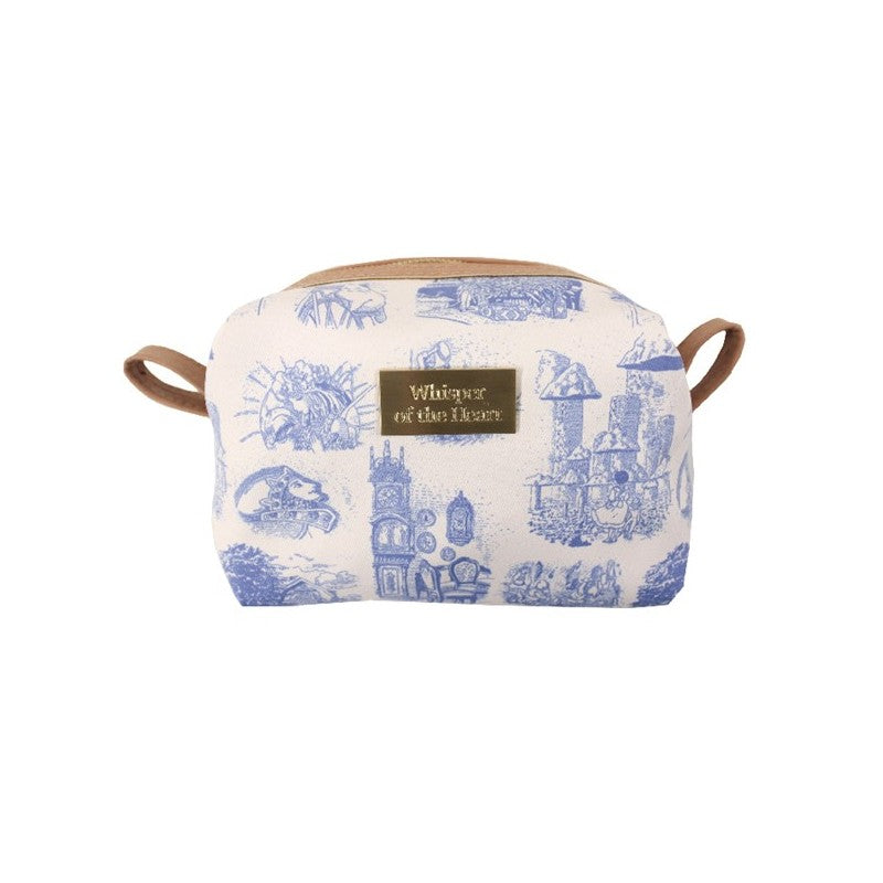 TROUSSE DE TOILETTE BLEU NOSTALGIE - SI TU TENDS L'OREILLE