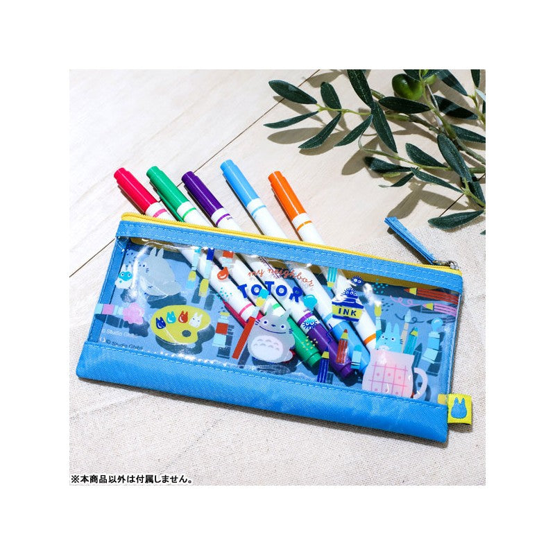 TROUSSE TRANSPARENTE BLEUE - MON VOISIN TOTORO