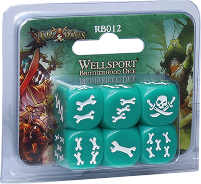Rum & Bones : Confrérie de Wellsport (Set de Dés)