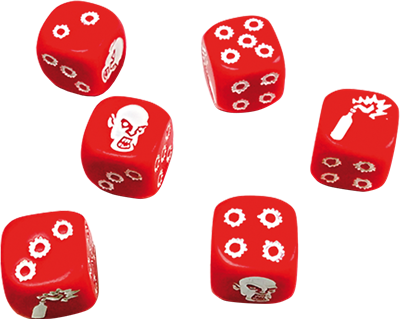 Zombicide : Set de Dés Rouge
