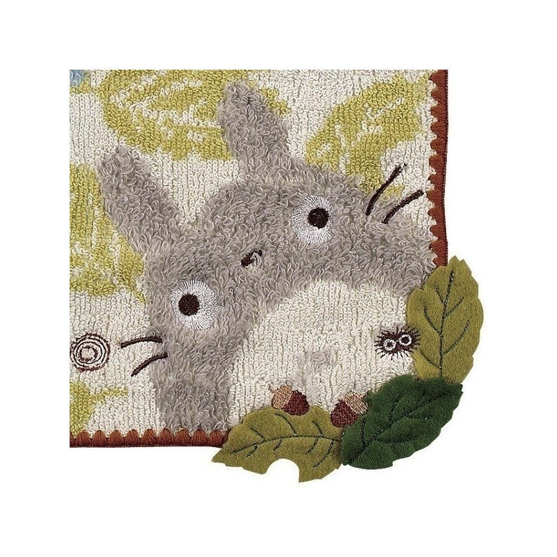 MINI SERVIETTE FEUILLE DE CHÊNE 25X25 CM - MON VOISIN TOTORO