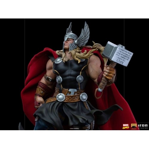 Iron Studios - Deluxe Arts Scale 1/10 - Marvel - Thor Unleashed Statue 28cm - flash vidéo