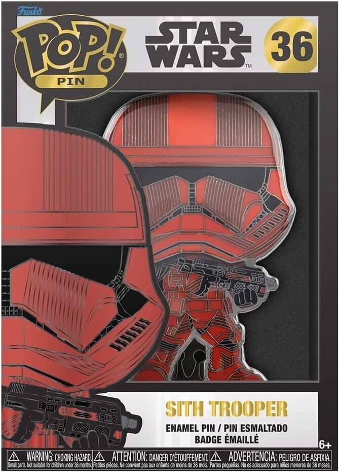 Funko Pop! Pin: Star Wars: The Rise of Skywalker - Sith Trooper - flash vidéo