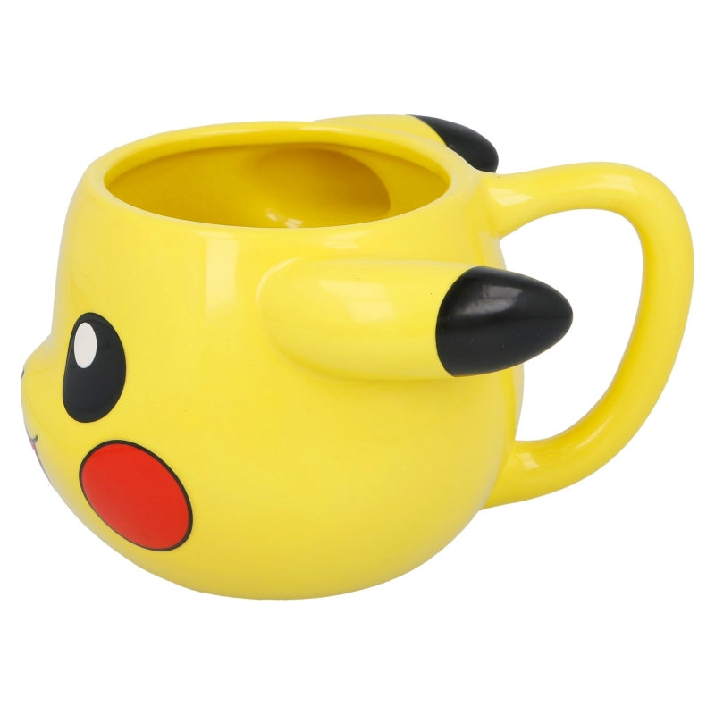 Stor Young Adult - Pokémon - Mug 3D en Dolomite en Boîte Cadeau - Pikachu - 500 ML - flash vidéo