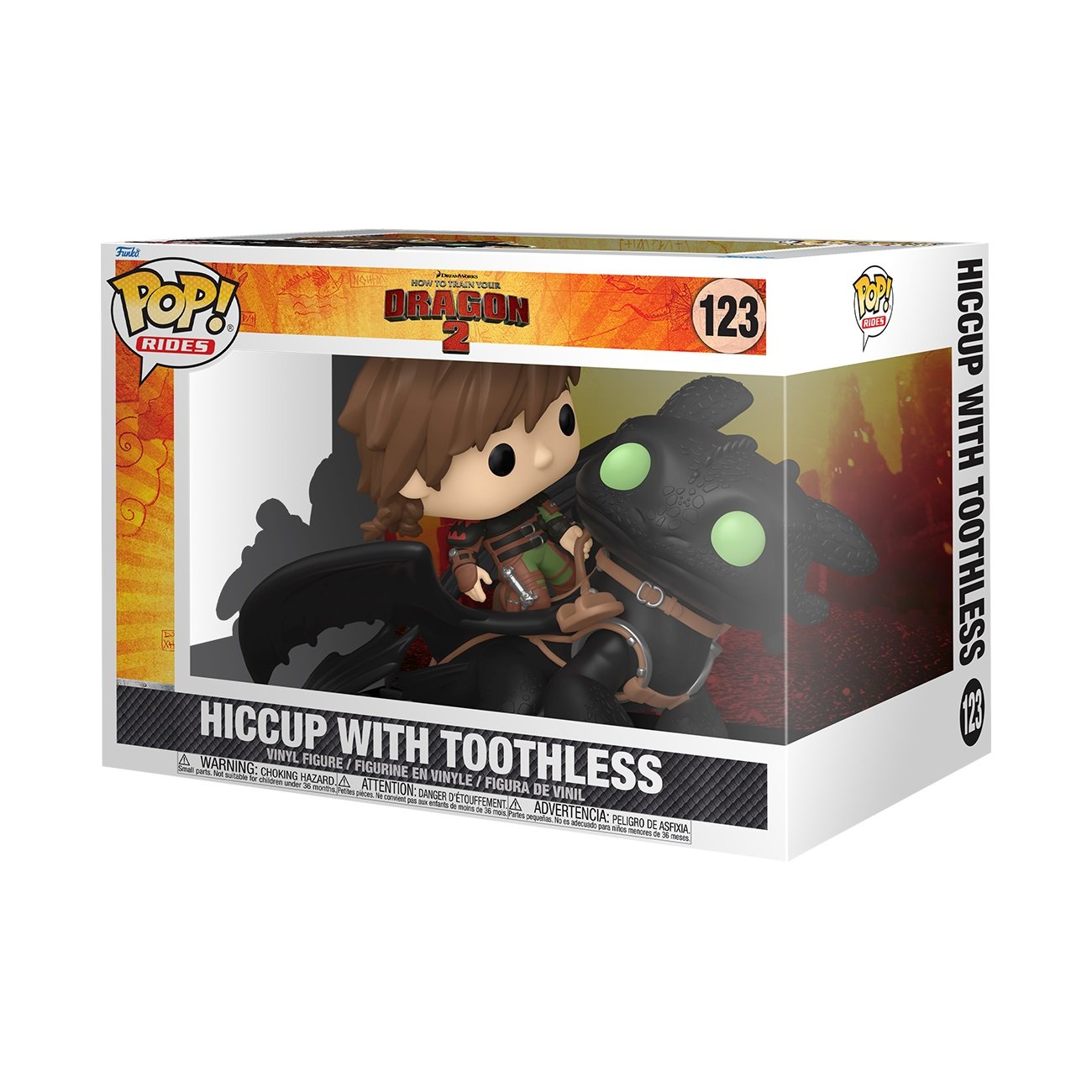 Funko Pop! Ride Deluxe: How to Train Your Dragon - Hiccup with Toothless - flash vidéo