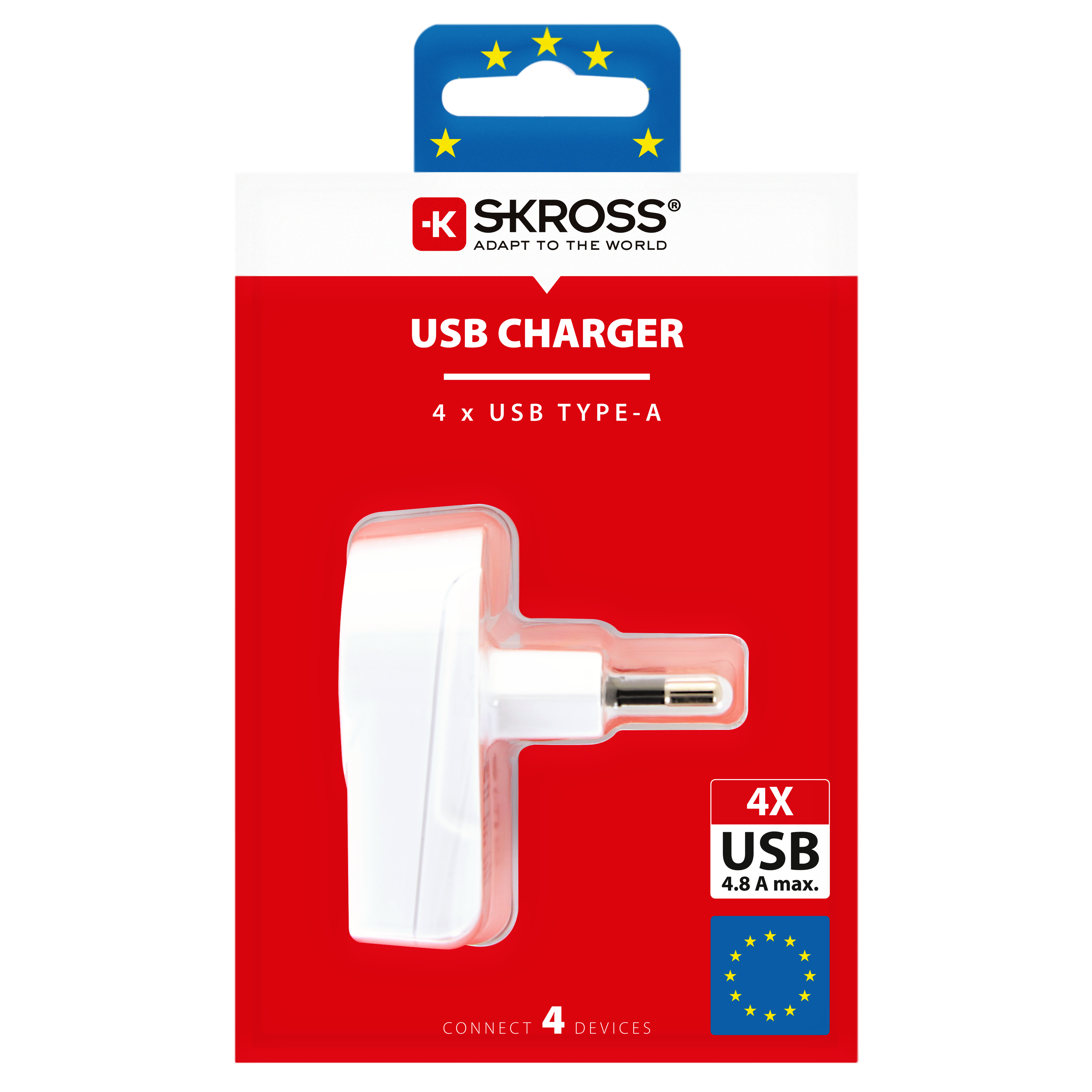 Skross Euro USB Charger (4xA) - flash vidéo