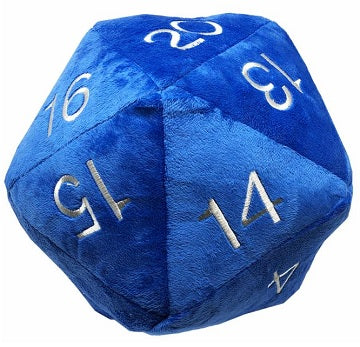 Ultra Pro - Peluche D20 Bleu Jumbo - flash vidéo