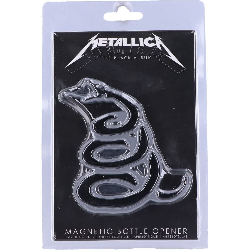 Metallica - Aimant Ouvre Bouteille 11cm - flash vidéo