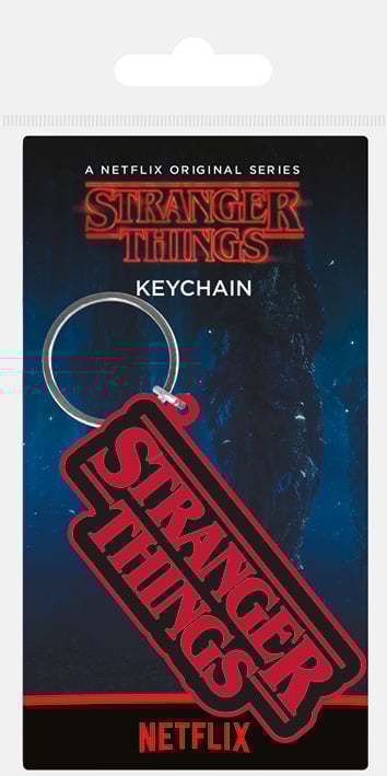Stranger Things - Logo Rubber Keychain - flash vidéo