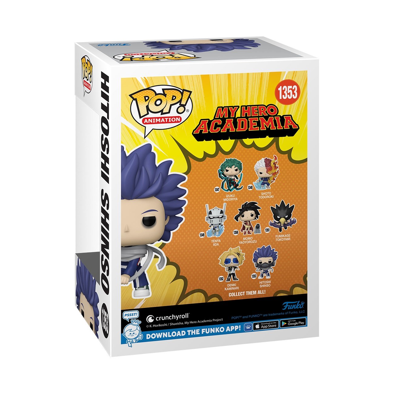 Funko Pop! Animation: My Hero Academia - Hitoshi Shinso (Chance of Special Chase Edition) - flash vidéo