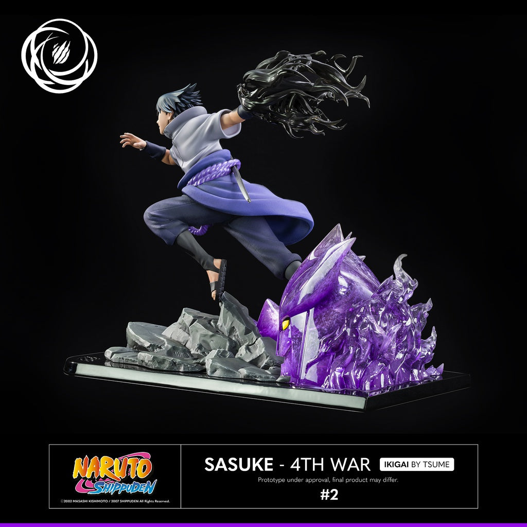 Naruto Shippuden - Statue IKIGAI Sasuke 4th War - flash vidéo