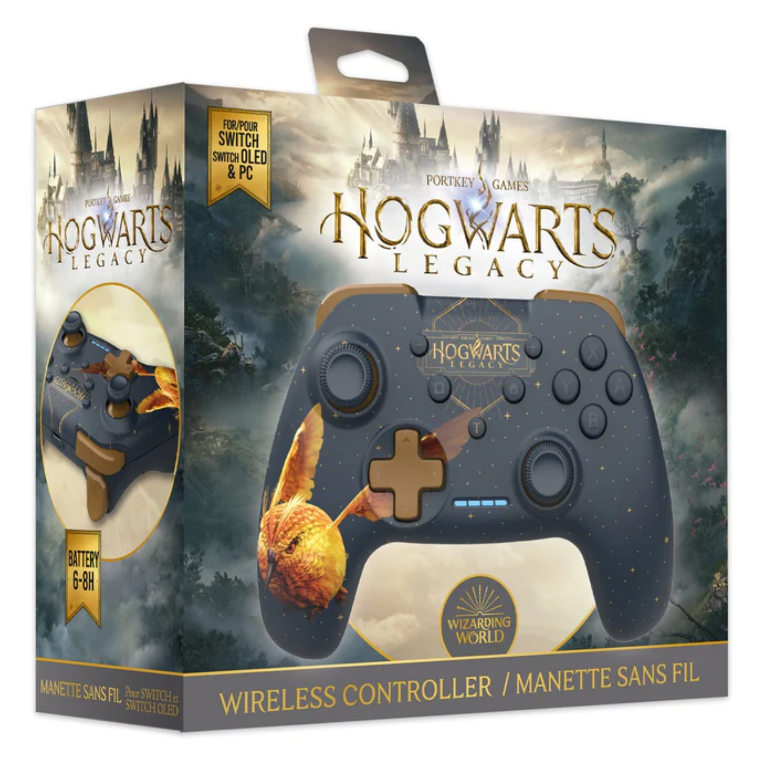 Hogwarts Legacy Vif d'or - Manette Sans Fil pour Switch - flash vidéo