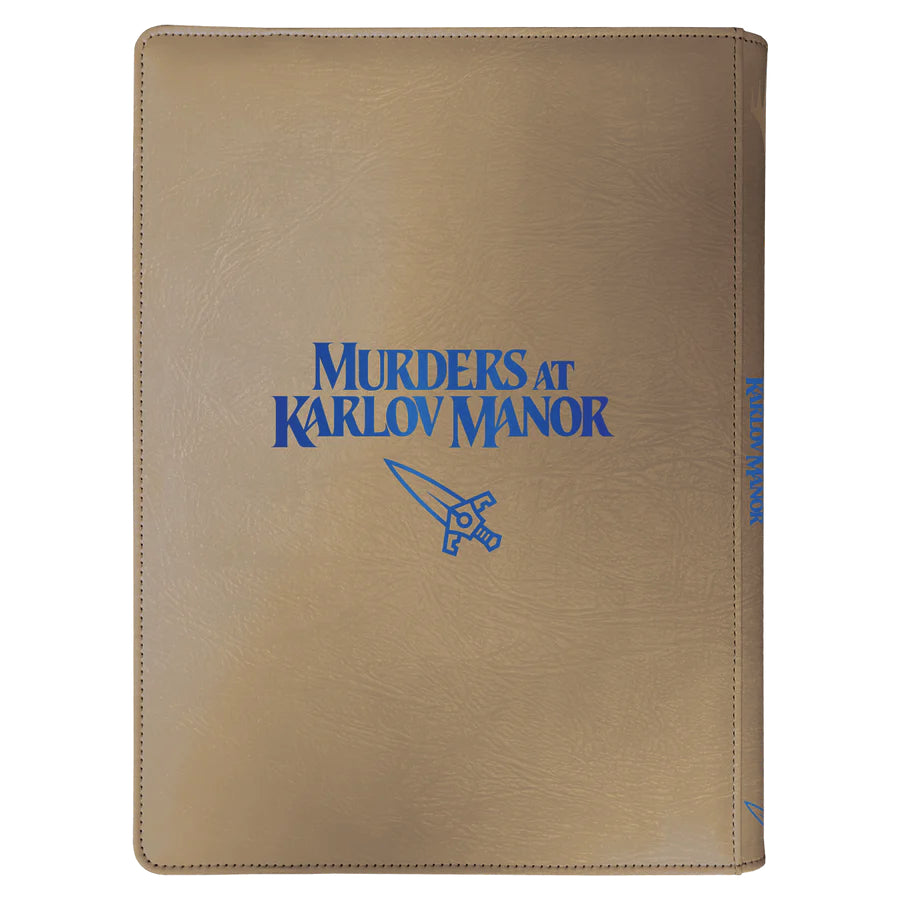 Ultra Pro - Magic: The Gathering - Murders at Karlov Manor - Portfolio A4 9 Pochettes avec Fermeture - Symbole - flash vidéo