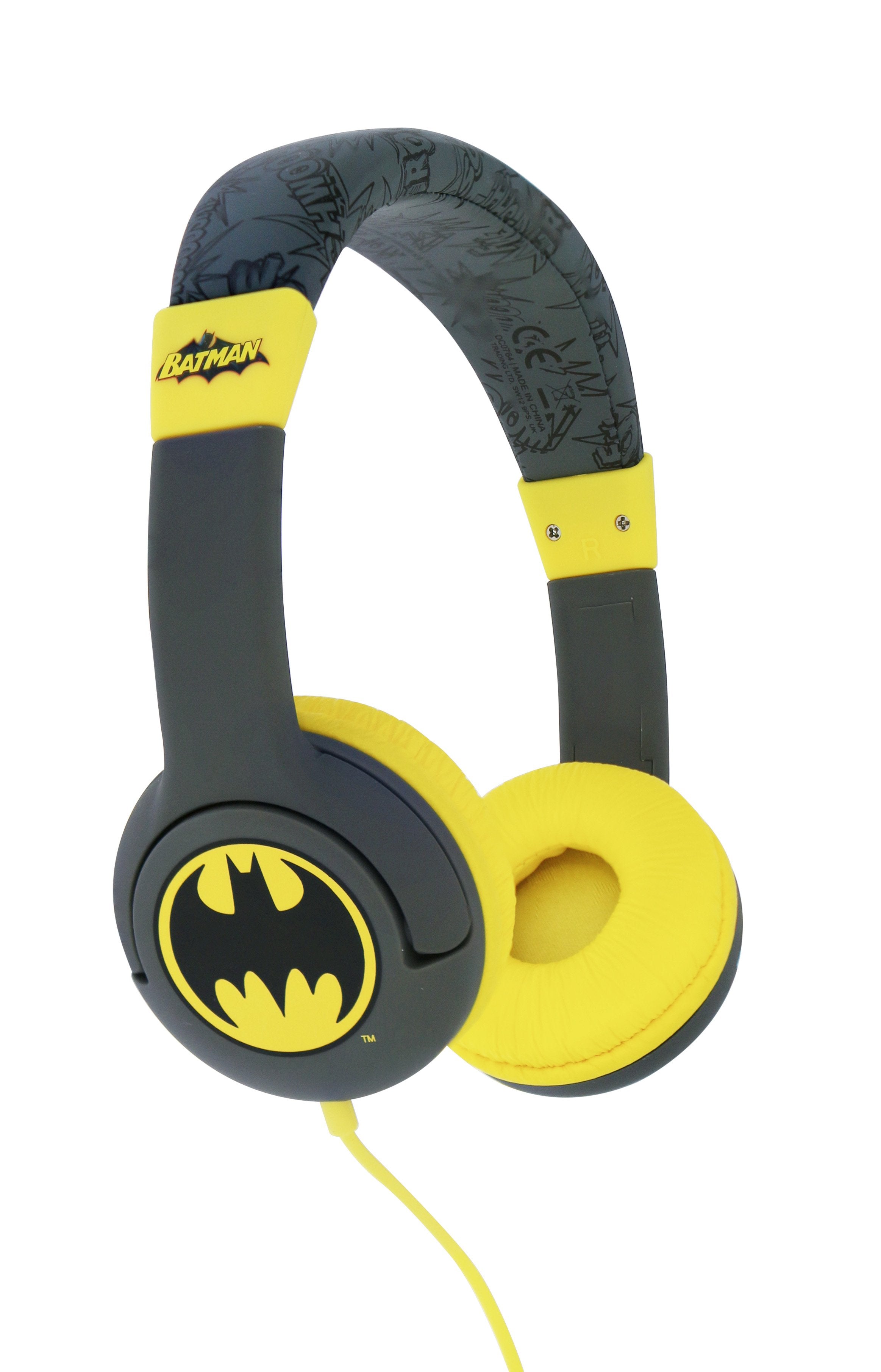 Batman - Casque audio Bat Signal pour enfants - flash vidéo