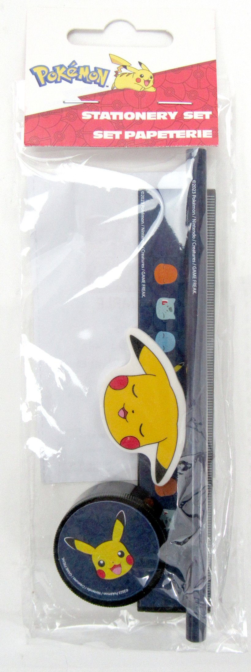 Pokémon - Set papeterie 4 pièces - flash vidéo