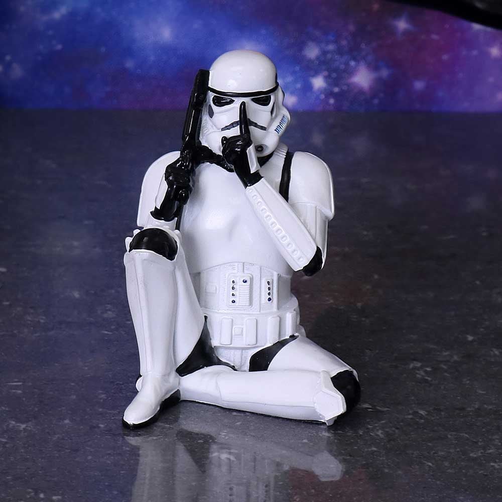 Stormtrooper Cache Bouche Figurine 10cm - flash vidéo