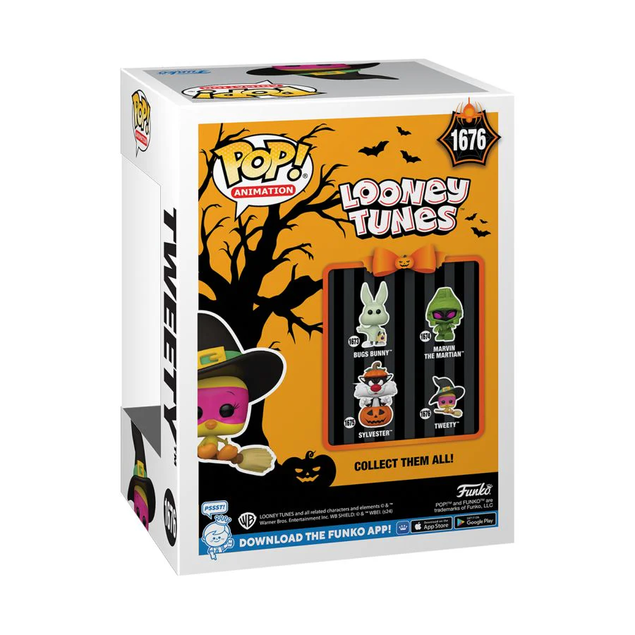 Funko Pop! Animation: Looney Tunes Halloween - Tweety (Witch) - flash vidéo