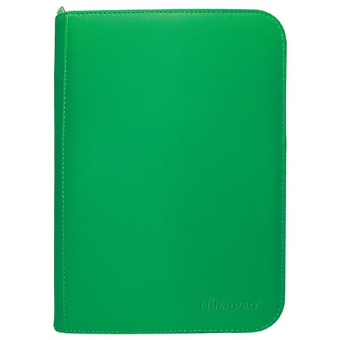 Ultra Pro - Vivid Portfolio 4 Pochettes avec Fermeture : Vert - flash vidéo