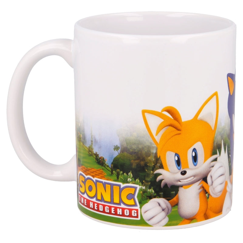 Stor Young Adult - Sega - Mug Céramique en Boîte Cadeau - Sonic et ses amis - 325 ML - flash vidéo