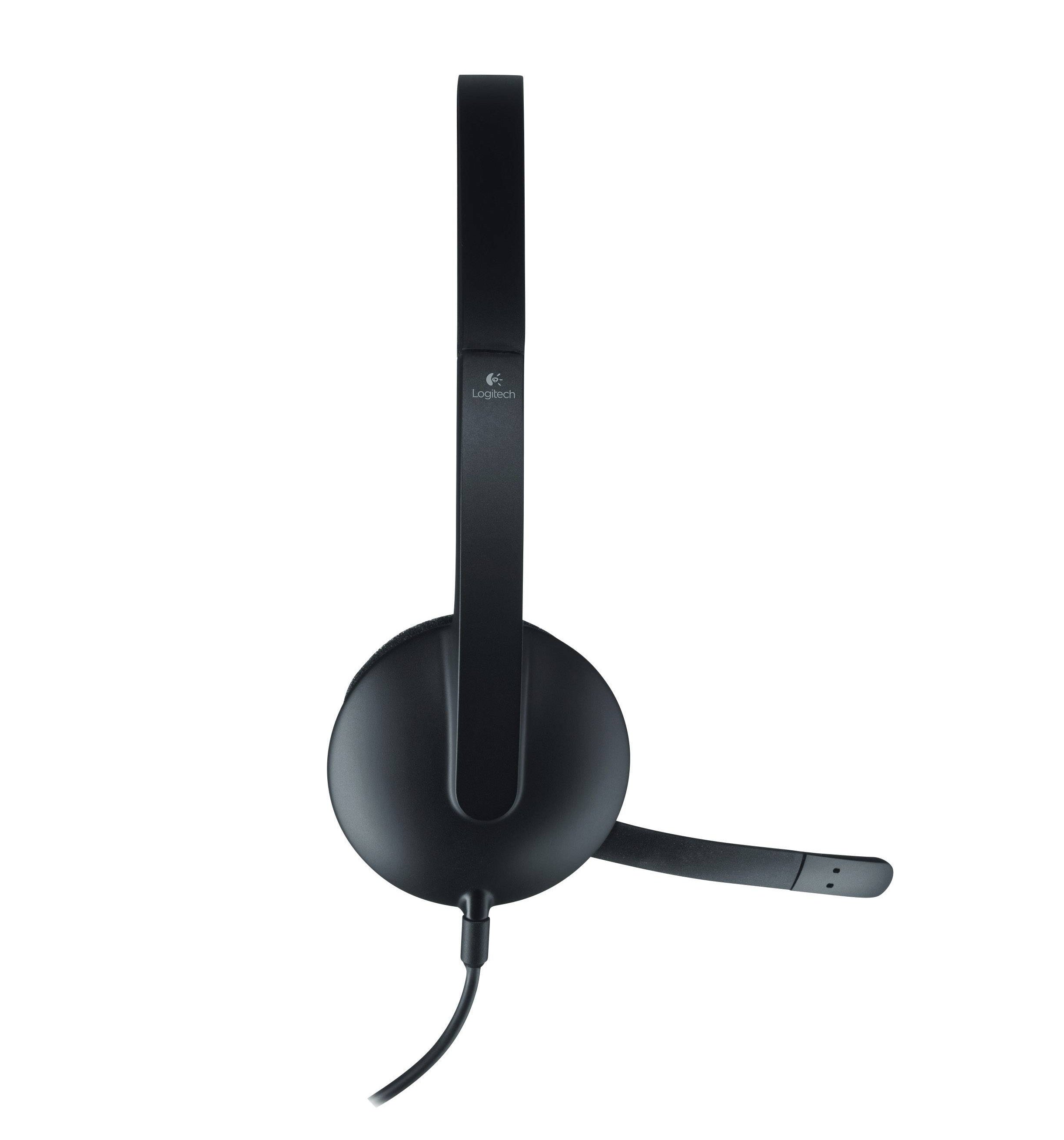 Logitech - Casque USB pour ordinateur H340 - Noir - flash vidéo