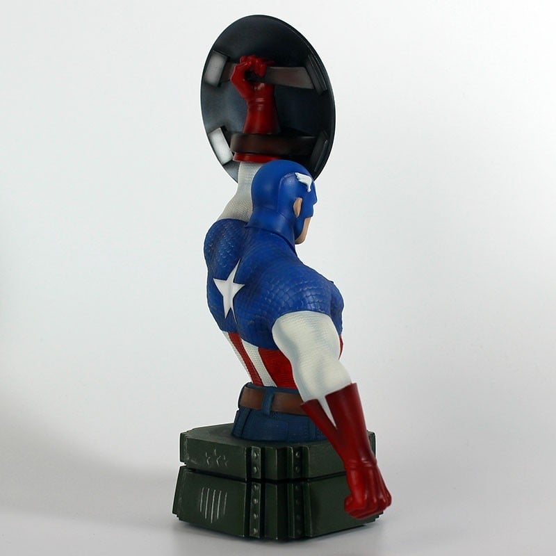 Marvel - Buste de Captain América Avengers 26cm - flash vidéo