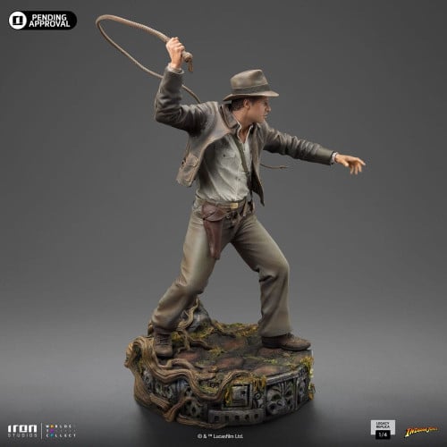 Iron Studios - Legacy Replica 1/4 - Indiana Jones - Indiana Jones Statue 61cm - flash vidéo