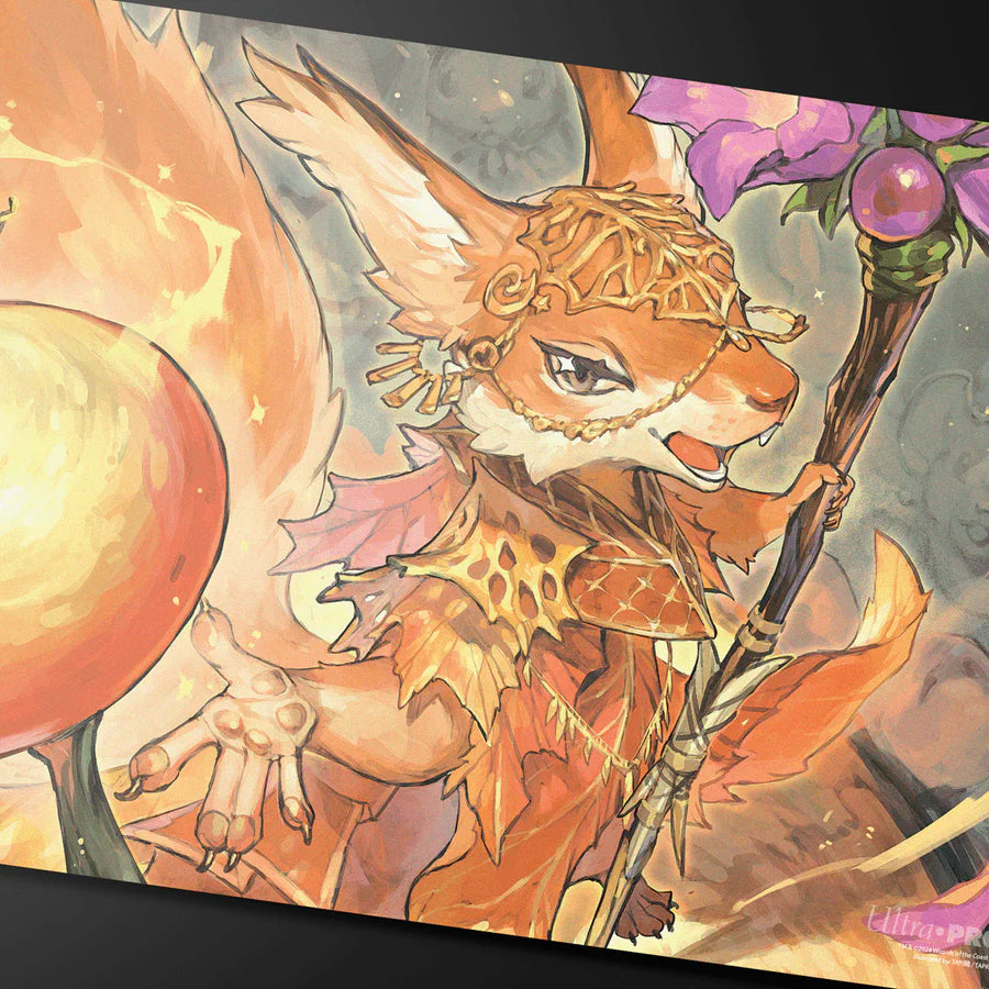 Ultra Pro - Magic: The Gathering - Bloomburrow - Tapis de jeu Hazel de la fleur de racine (60 x 34 cm) - flash vidéo