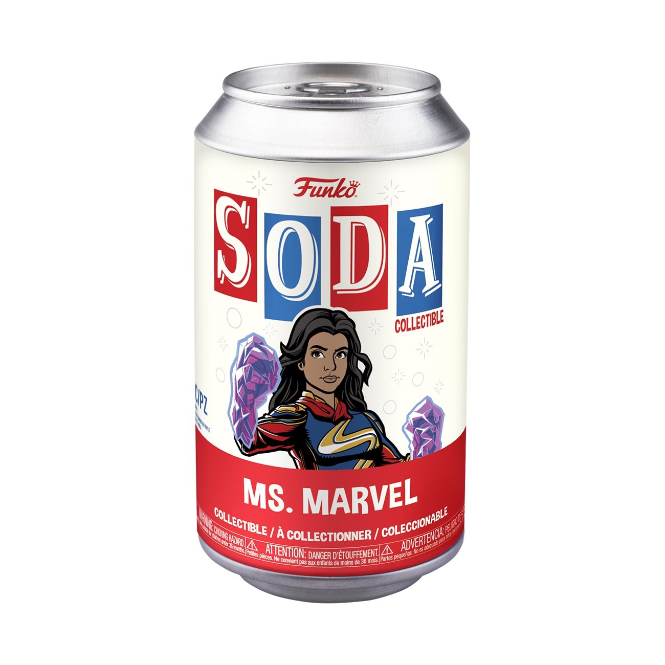 Funko Vinyl Soda: The Marvels - Ms. Marvel (with Metallic Chase) - flash vidéo