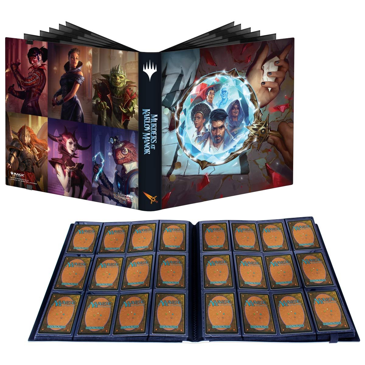 Ultra Pro - Magic: The Gathering - Murders at Karlov Manor - Portfolio 12 Pochettes A4 - Booster Box Art - flash vidéo