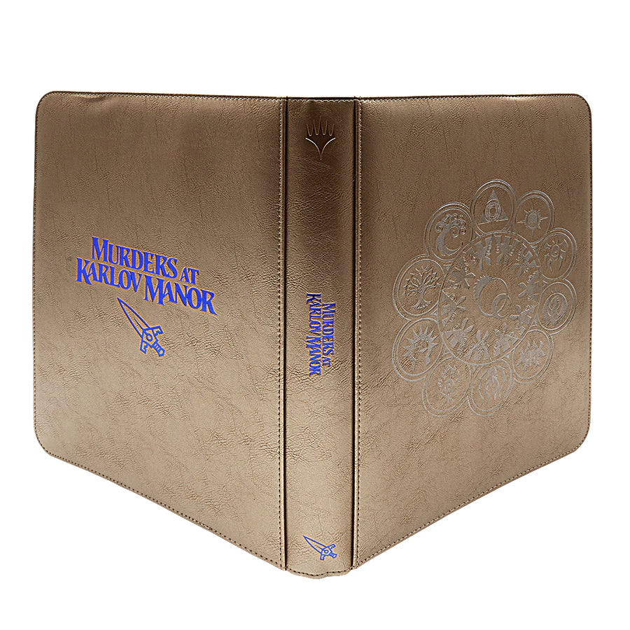 Ultra Pro - Magic: The Gathering - Murders at Karlov Manor - Portfolio A4 9 Pochettes avec Fermeture - Symbole - flash vidéo