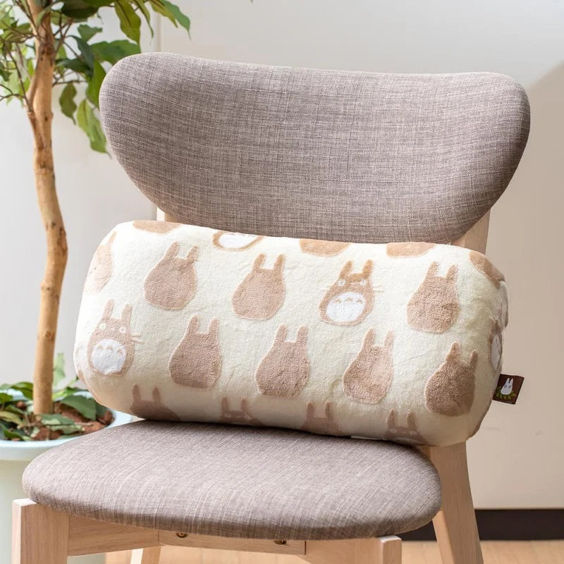 Mon Voisin Totoro - Coussin moiré Silhouette de Totoro 20x43 cm - flash vidéo