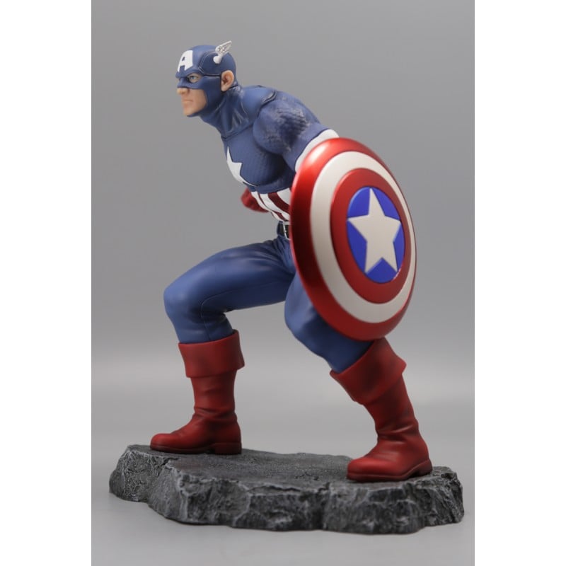 Marvel - Statue de Captain America Civil War 20cm - flash vidéo