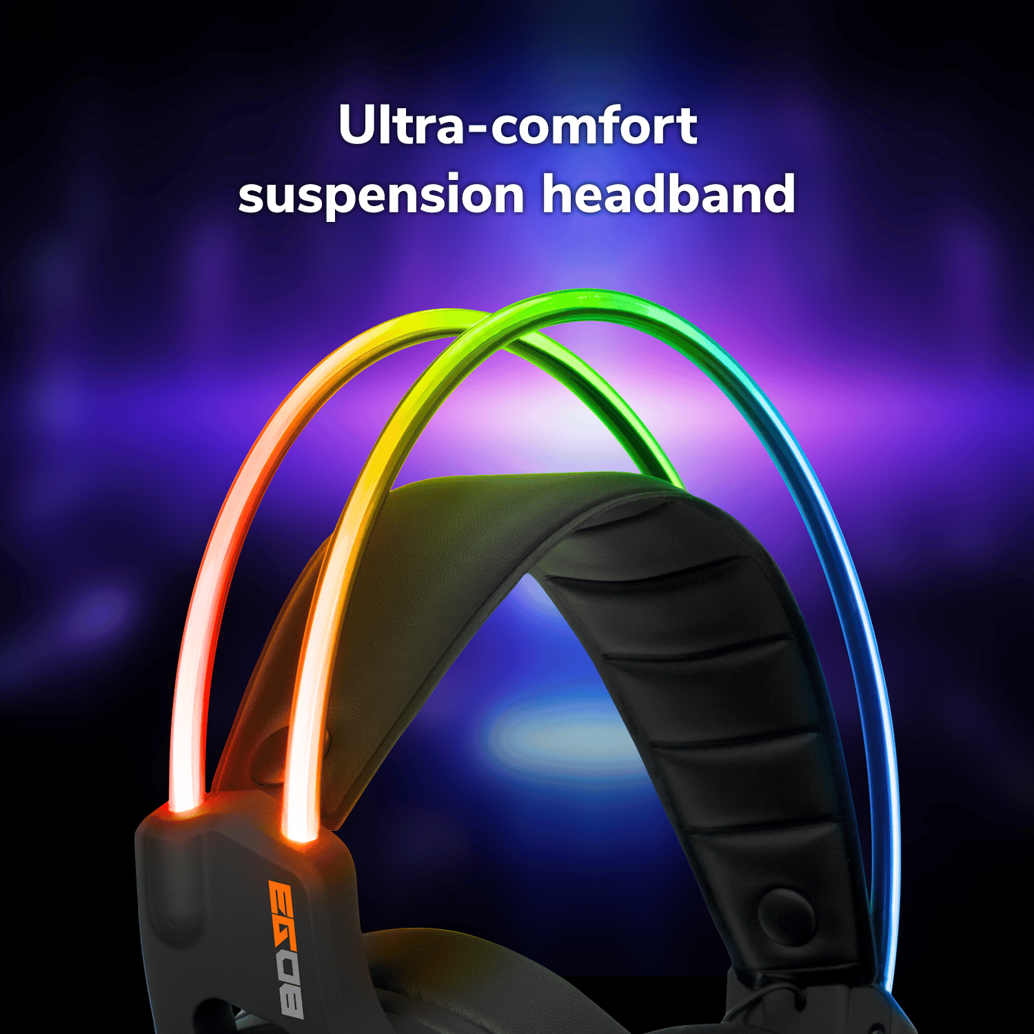 EgoGear - Casque de jeu filaire RGB premium SHS50 pour PC, PS5, PS4, Xbox Series X|S, Xbox One et Mobile - flash vidéo
