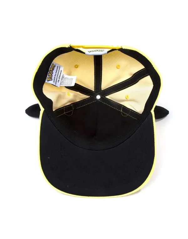 Pokémon - Casquette Peluche Snapback "Pikachu" - flash vidéo