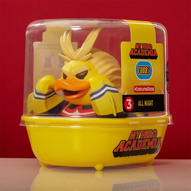 TUBBZ Canard de bain - My Hero Academia - All Might (Édition Limitée) - flash vidéo