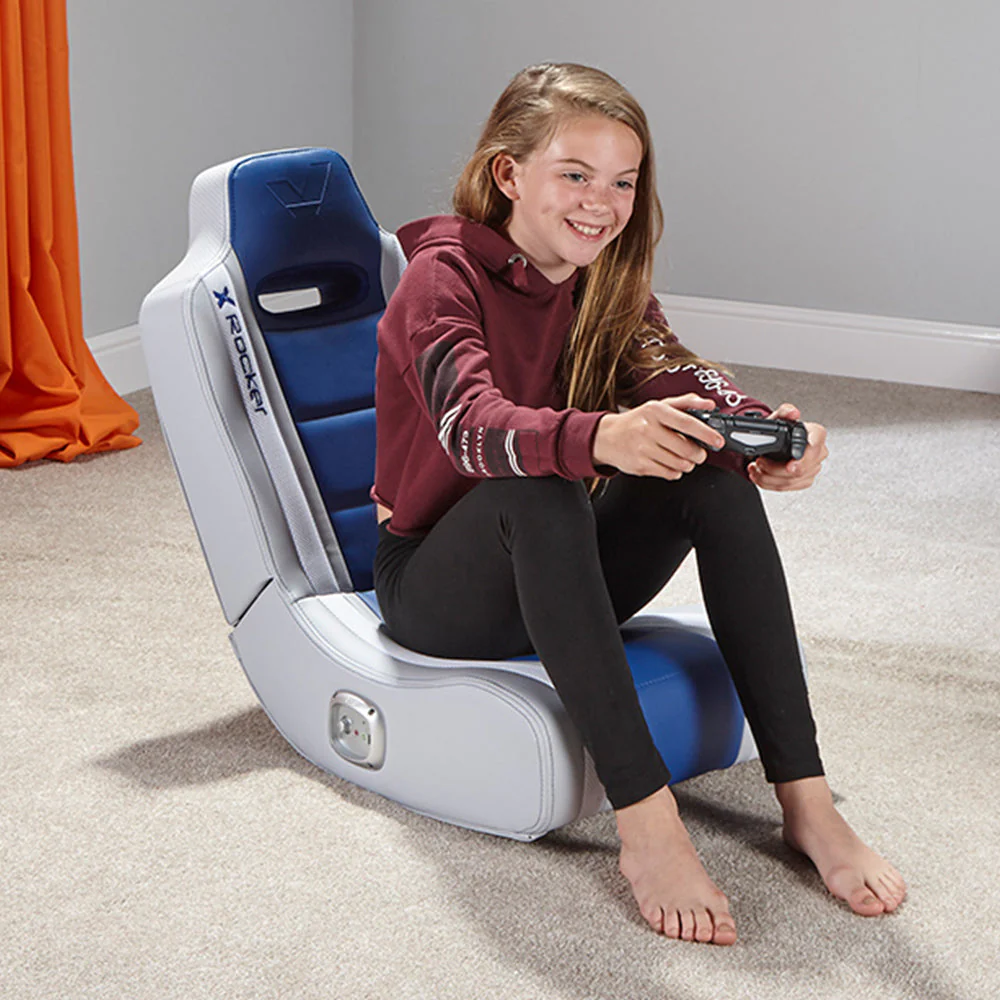 X Rocker - Siège de jeu Audio Stereo Rocker Hydra 2.0 Bleu - flash vidéo