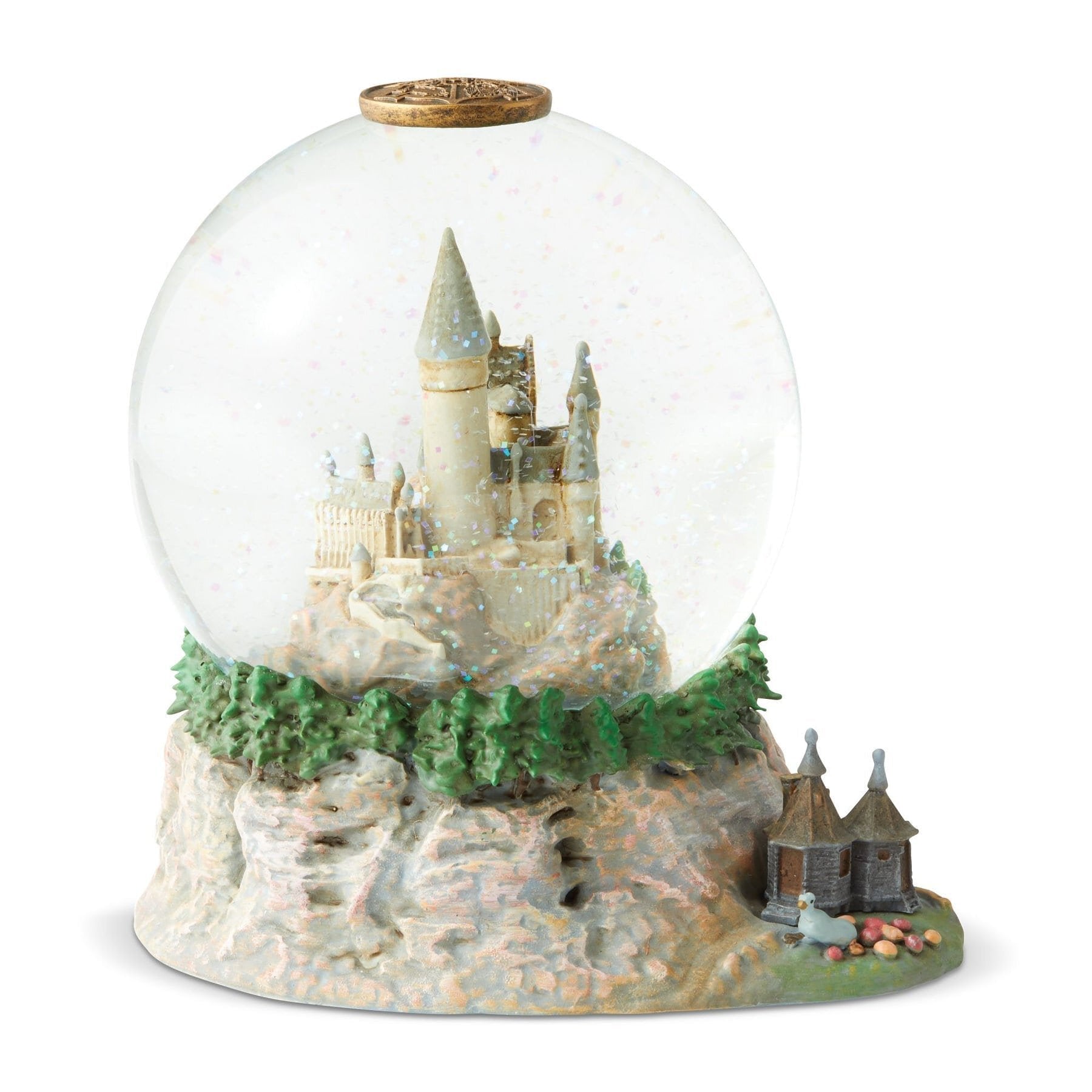 ENESCO - Harry Potter Boule d'eau du château de Poudlard avec hutte - flash vidéo