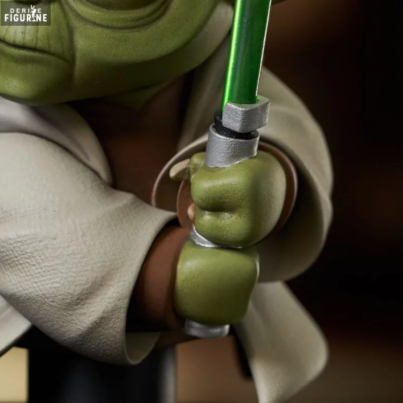 Diamond Select Toys - Star Wars Clone Wars Animated - Yoda Mini-Bust 1/7 13cm - flash vidéo