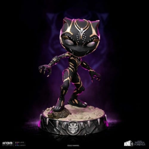 Iron Studios - MiniCo - Marvel - Black Panther: Wakanda Forever - Shuri Statue 15cm - flash vidéo