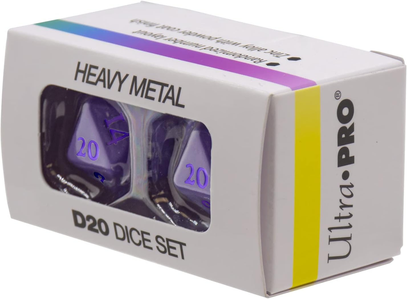 Ultra Pro - Vivid Heavy Metal D20 : Violet - flash vidéo