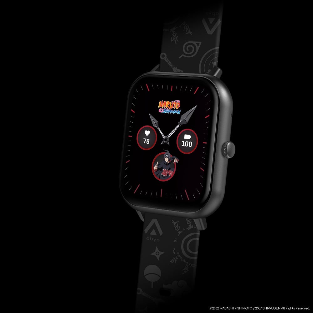 Abyx Fit - Touch 3 - Montre connectée Naruto Shippuden - Itachi Uchiwa - flash vidéo