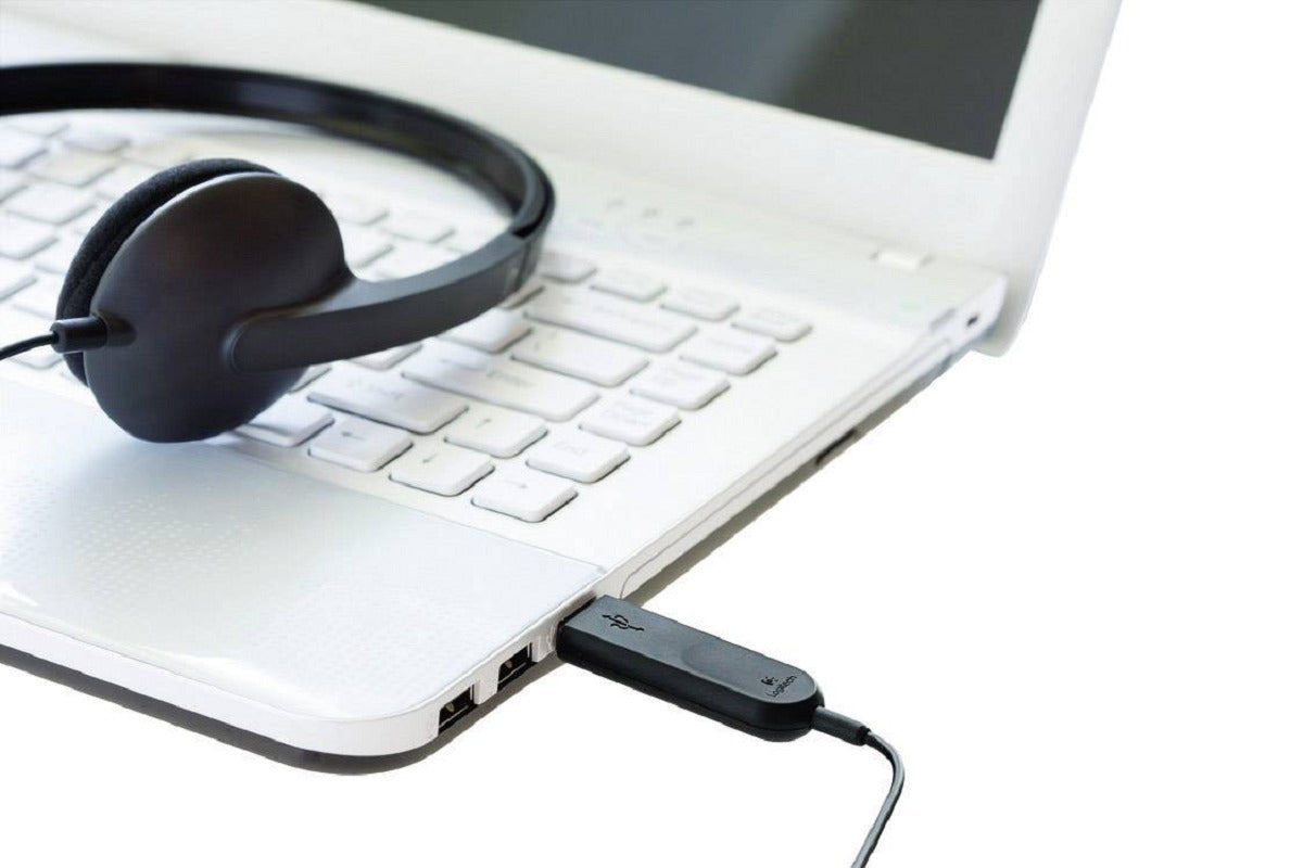 Logitech - Casque USB pour ordinateur H340 - Noir - flash vidéo