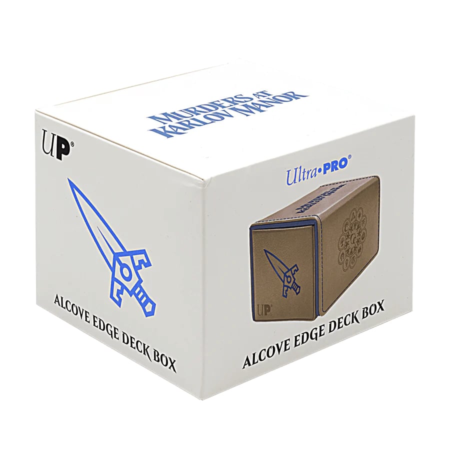 Ultra Pro - Magic: The Gathering - Murders at Karlov Manor - Alcove Edge Deck Box - Symboles - flash vidéo