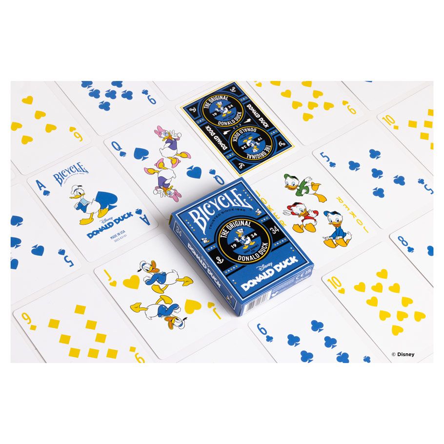 Bicycle - Carte de jeu Standard 56 pièce(s) Disney Donald Duck - flash vidéo