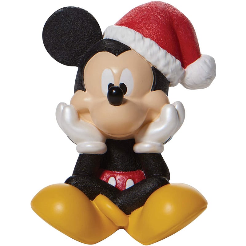 ENESCO - Disney Mini figurine de Noël Mickey Mouse - flash vidéo