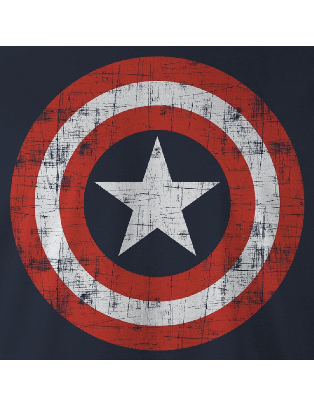 Marvel - Captain America Logo Navy Blue T-Shirt L - flash vidéo