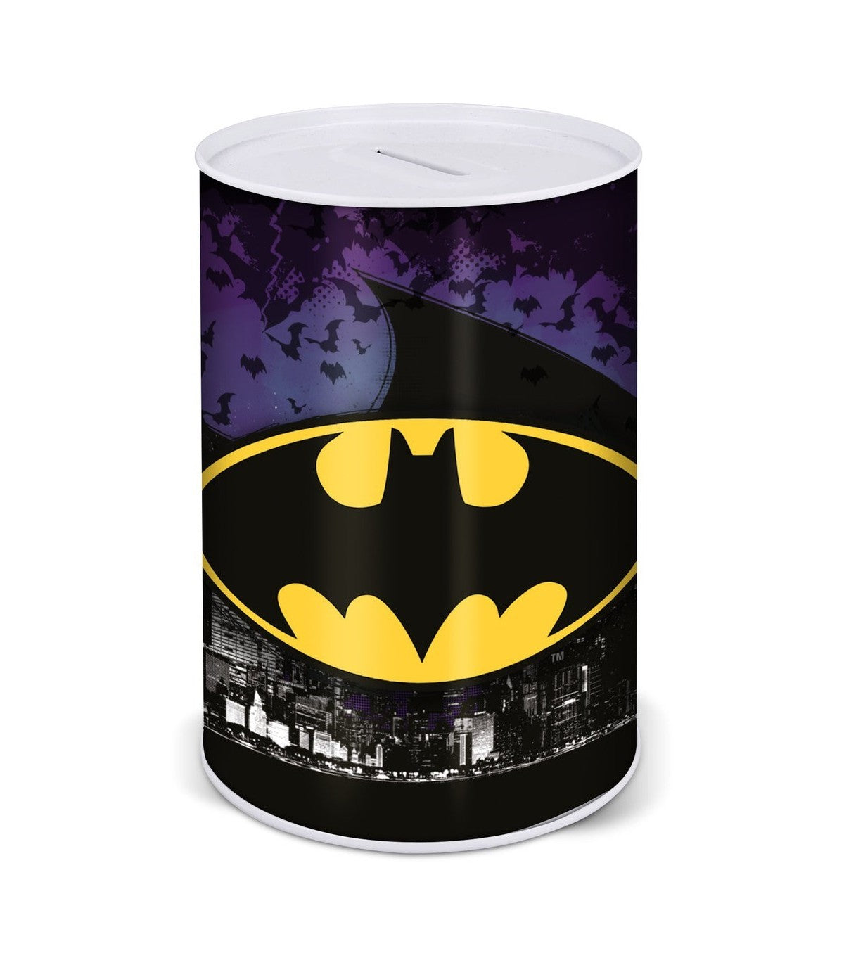 DC Comics - Batman - Tirelire en métal "Batman Logo" - flash vidéo